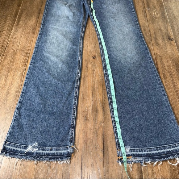 Levi’s Superlow Bootcut Blue Jeans Bootcut Medium Wash Y2K Lowrise - Picture 6 of 9